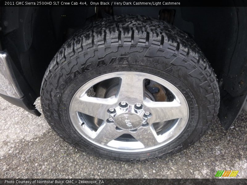 Onyx Black / Very Dark Cashmere/Light Cashmere 2011 GMC Sierra 2500HD SLT Crew Cab 4x4