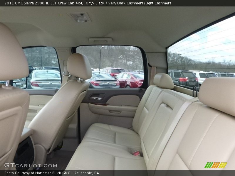 Onyx Black / Very Dark Cashmere/Light Cashmere 2011 GMC Sierra 2500HD SLT Crew Cab 4x4