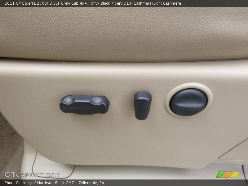 Onyx Black / Very Dark Cashmere/Light Cashmere 2011 GMC Sierra 2500HD SLT Crew Cab 4x4