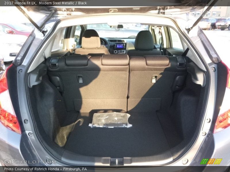 Modern Steel Metallic / Black 2017 Honda Fit LX
