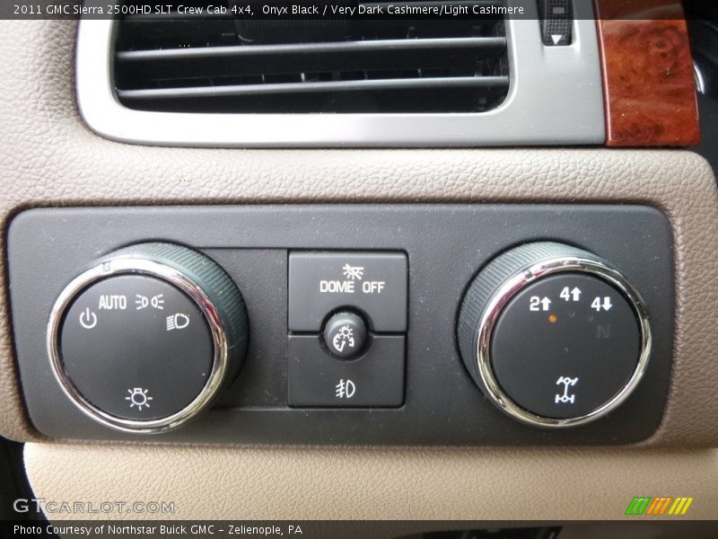 Onyx Black / Very Dark Cashmere/Light Cashmere 2011 GMC Sierra 2500HD SLT Crew Cab 4x4