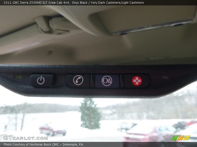 Onyx Black / Very Dark Cashmere/Light Cashmere 2011 GMC Sierra 2500HD SLT Crew Cab 4x4