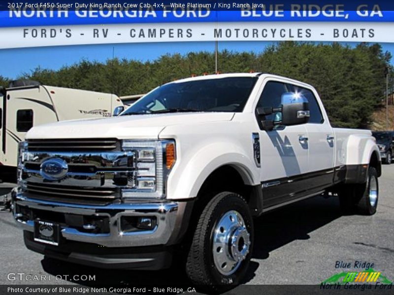 White Platinum / King Ranch Java 2017 Ford F450 Super Duty King Ranch Crew Cab 4x4