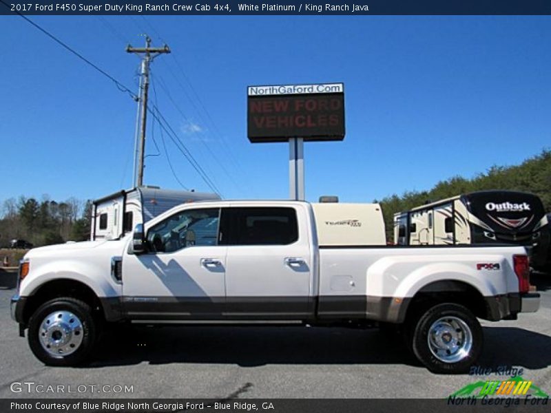 White Platinum / King Ranch Java 2017 Ford F450 Super Duty King Ranch Crew Cab 4x4