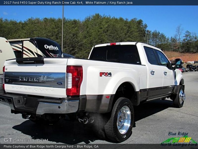 White Platinum / King Ranch Java 2017 Ford F450 Super Duty King Ranch Crew Cab 4x4