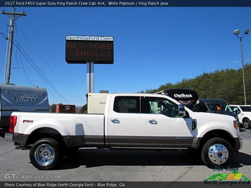 White Platinum / King Ranch Java 2017 Ford F450 Super Duty King Ranch Crew Cab 4x4