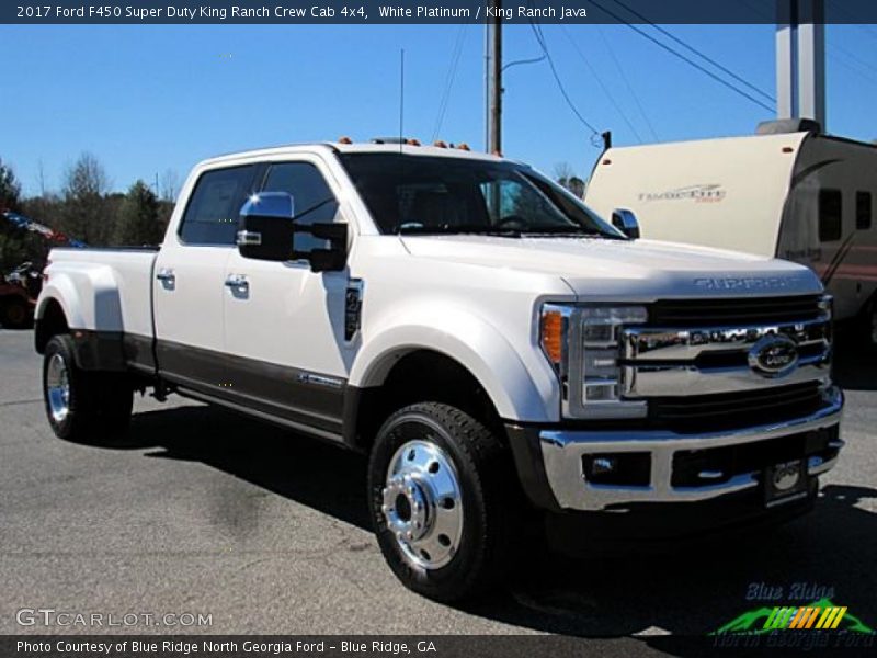 White Platinum / King Ranch Java 2017 Ford F450 Super Duty King Ranch Crew Cab 4x4