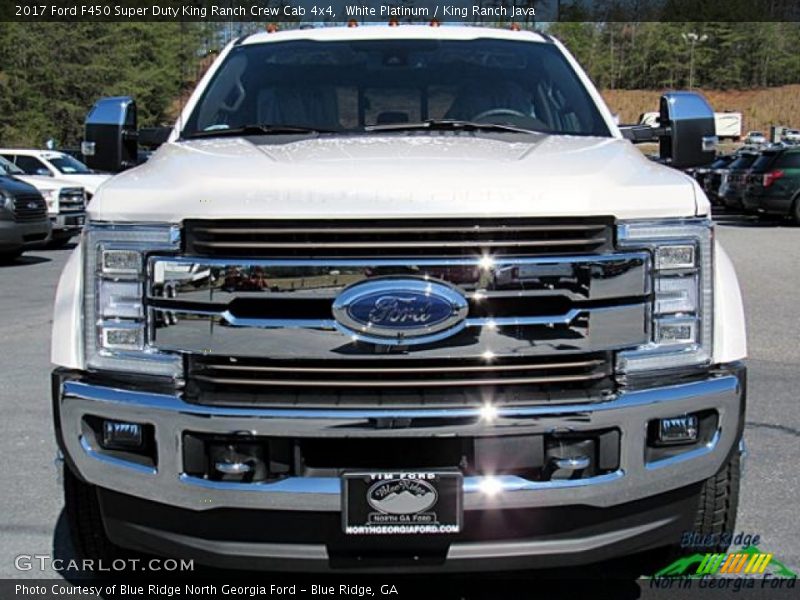 White Platinum / King Ranch Java 2017 Ford F450 Super Duty King Ranch Crew Cab 4x4