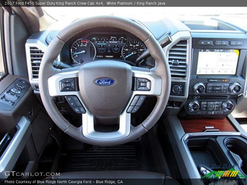White Platinum / King Ranch Java 2017 Ford F450 Super Duty King Ranch Crew Cab 4x4