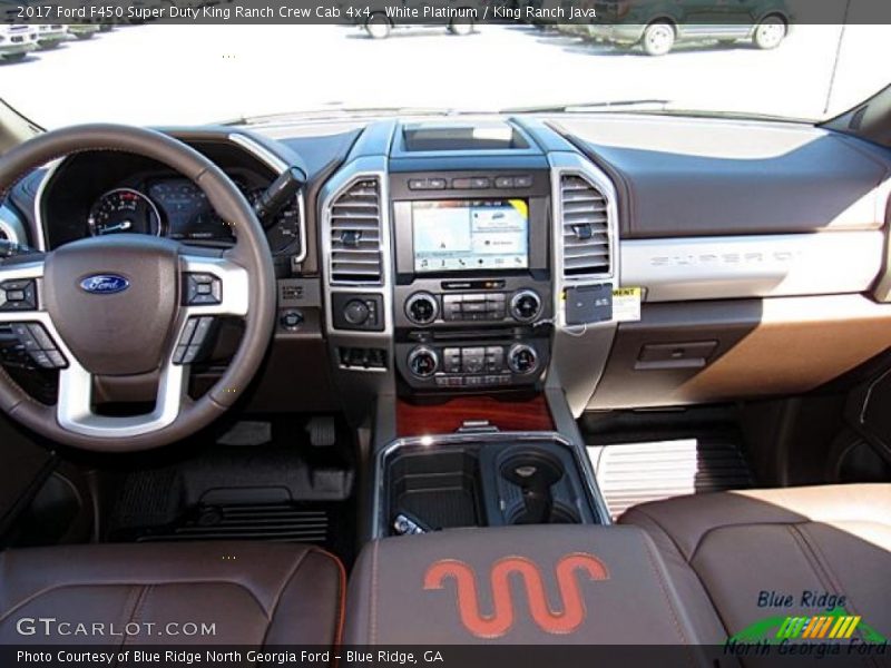 White Platinum / King Ranch Java 2017 Ford F450 Super Duty King Ranch Crew Cab 4x4