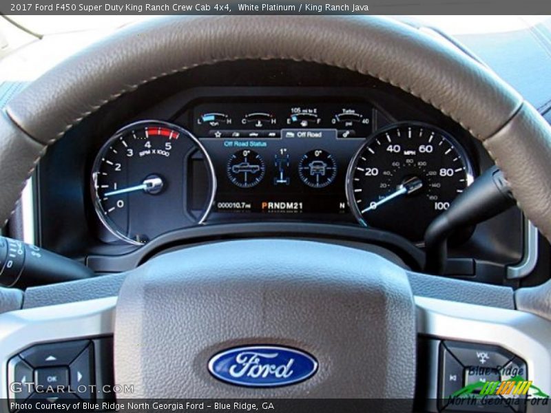 White Platinum / King Ranch Java 2017 Ford F450 Super Duty King Ranch Crew Cab 4x4