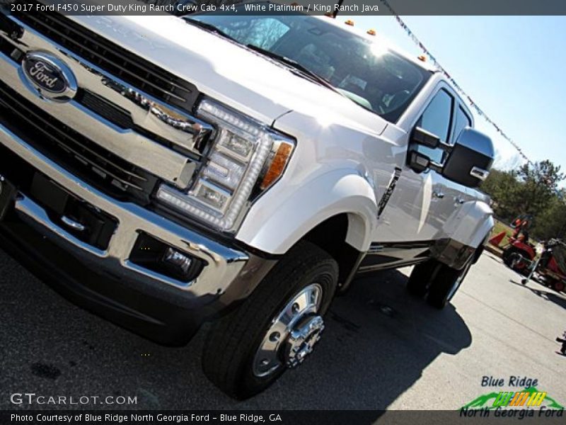 White Platinum / King Ranch Java 2017 Ford F450 Super Duty King Ranch Crew Cab 4x4