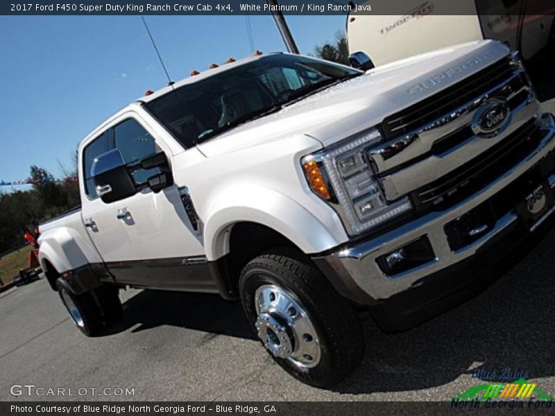 White Platinum / King Ranch Java 2017 Ford F450 Super Duty King Ranch Crew Cab 4x4