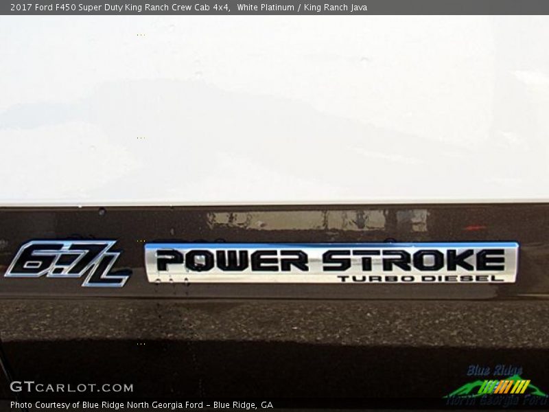 White Platinum / King Ranch Java 2017 Ford F450 Super Duty King Ranch Crew Cab 4x4