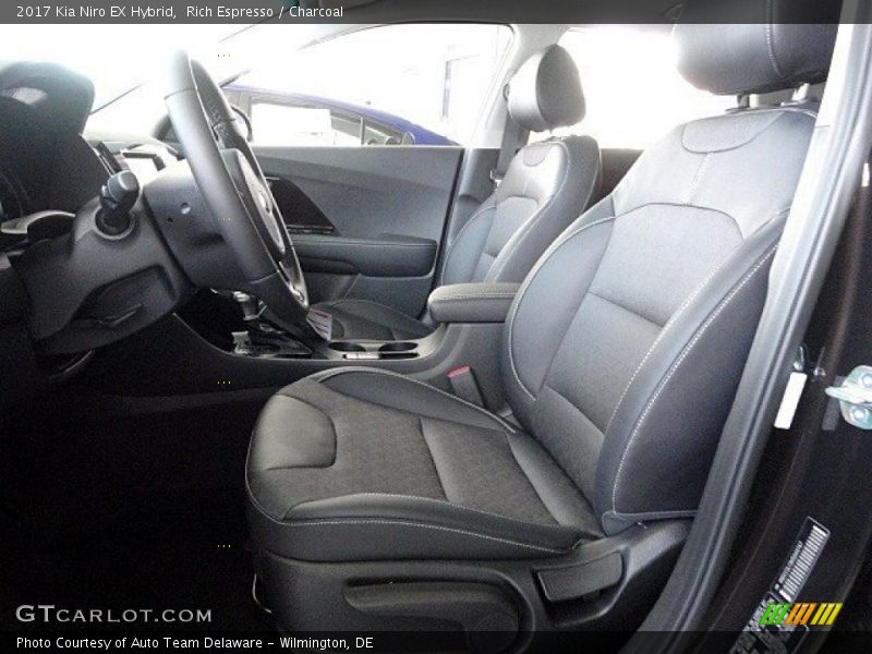 Front Seat of 2017 Niro EX Hybrid