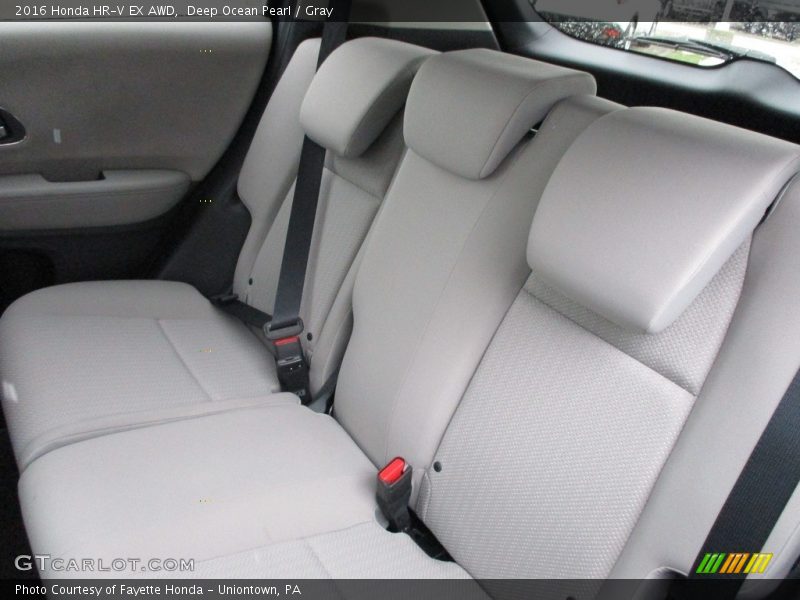 Deep Ocean Pearl / Gray 2016 Honda HR-V EX AWD