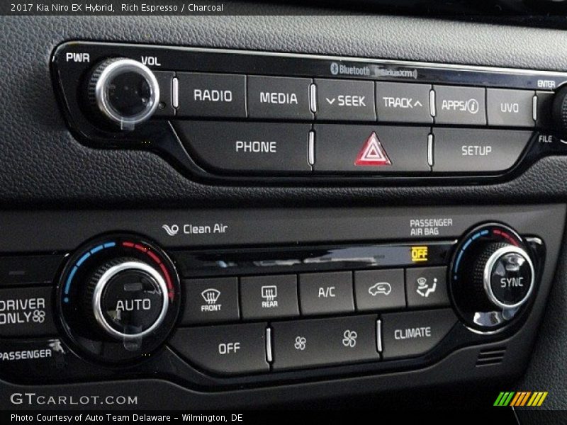 Controls of 2017 Niro EX Hybrid
