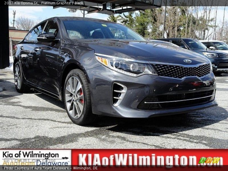 Platinum Graphite / Black 2017 Kia Optima SX