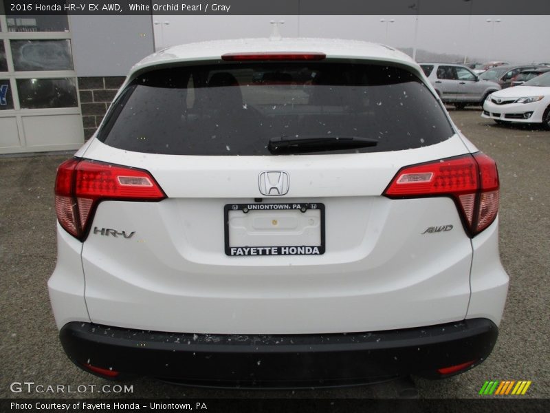 White Orchid Pearl / Gray 2016 Honda HR-V EX AWD