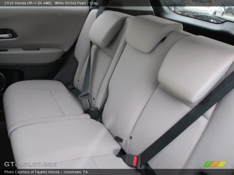 White Orchid Pearl / Gray 2016 Honda HR-V EX AWD