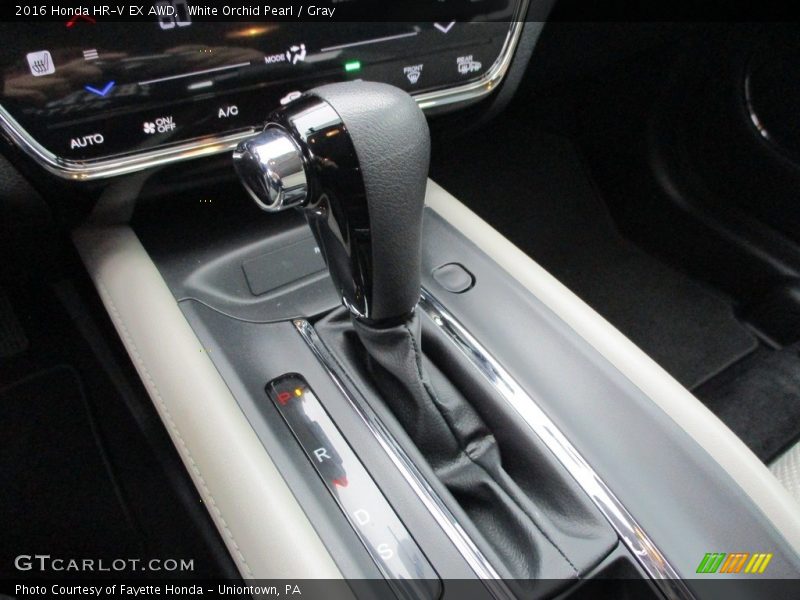 White Orchid Pearl / Gray 2016 Honda HR-V EX AWD