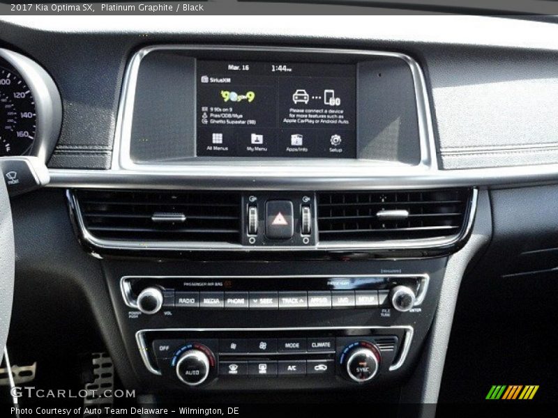 Controls of 2017 Optima SX