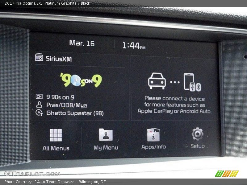 Controls of 2017 Optima SX