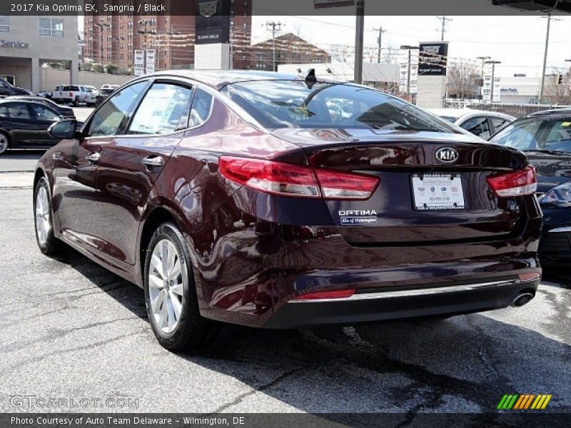 Sangria / Black 2017 Kia Optima EX