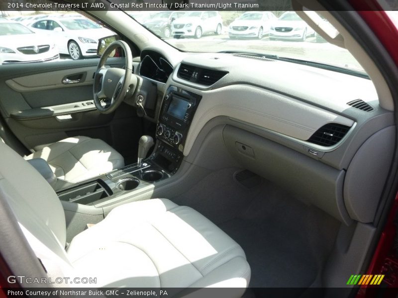 Crystal Red Tintcoat / Dark Titanium/Light Titanium 2014 Chevrolet Traverse LT AWD
