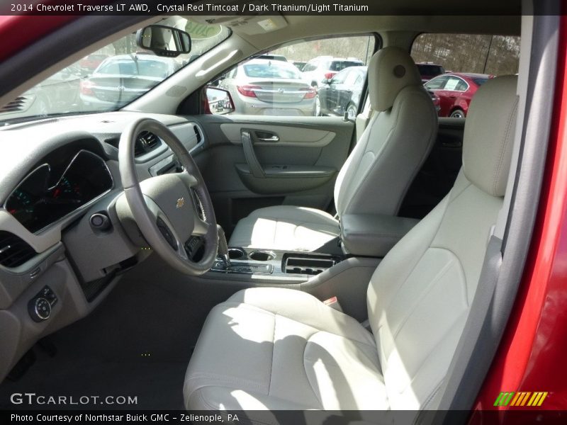  2014 Traverse LT AWD Dark Titanium/Light Titanium Interior