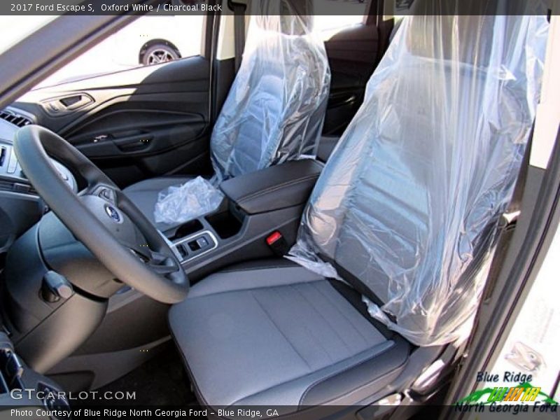 Oxford White / Charcoal Black 2017 Ford Escape S