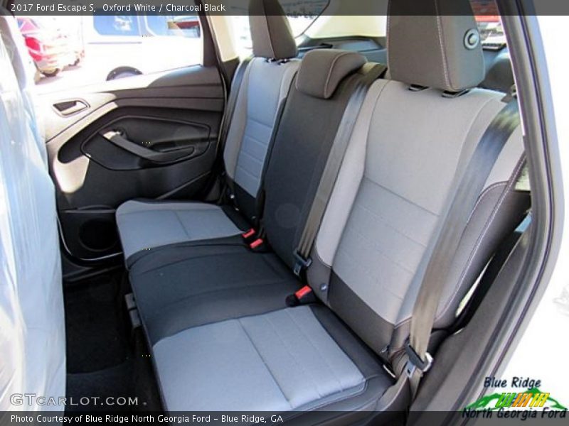 Oxford White / Charcoal Black 2017 Ford Escape S
