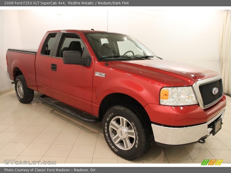 Redfire Metallic / Medium/Dark Flint 2008 Ford F150 XLT SuperCab 4x4