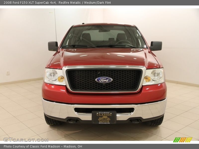 Redfire Metallic / Medium/Dark Flint 2008 Ford F150 XLT SuperCab 4x4