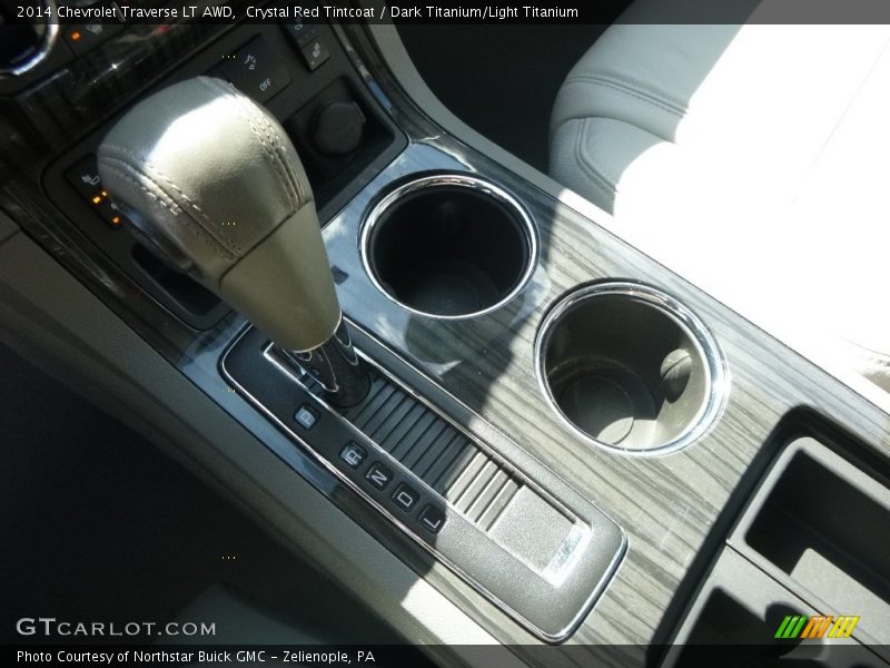Crystal Red Tintcoat / Dark Titanium/Light Titanium 2014 Chevrolet Traverse LT AWD