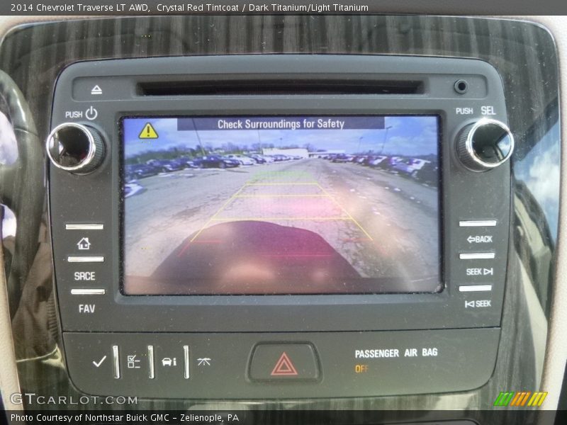 Crystal Red Tintcoat / Dark Titanium/Light Titanium 2014 Chevrolet Traverse LT AWD