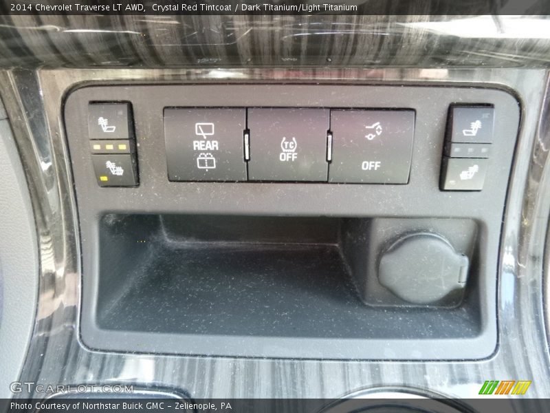 Crystal Red Tintcoat / Dark Titanium/Light Titanium 2014 Chevrolet Traverse LT AWD