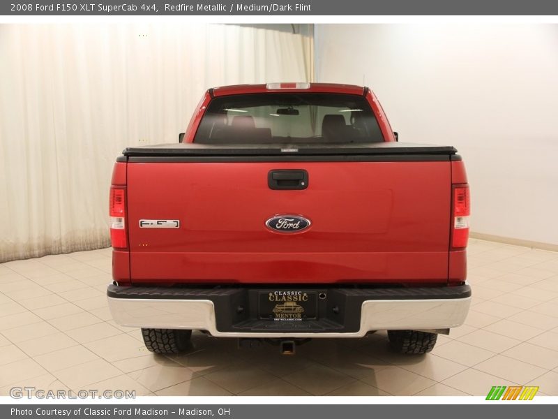 Redfire Metallic / Medium/Dark Flint 2008 Ford F150 XLT SuperCab 4x4