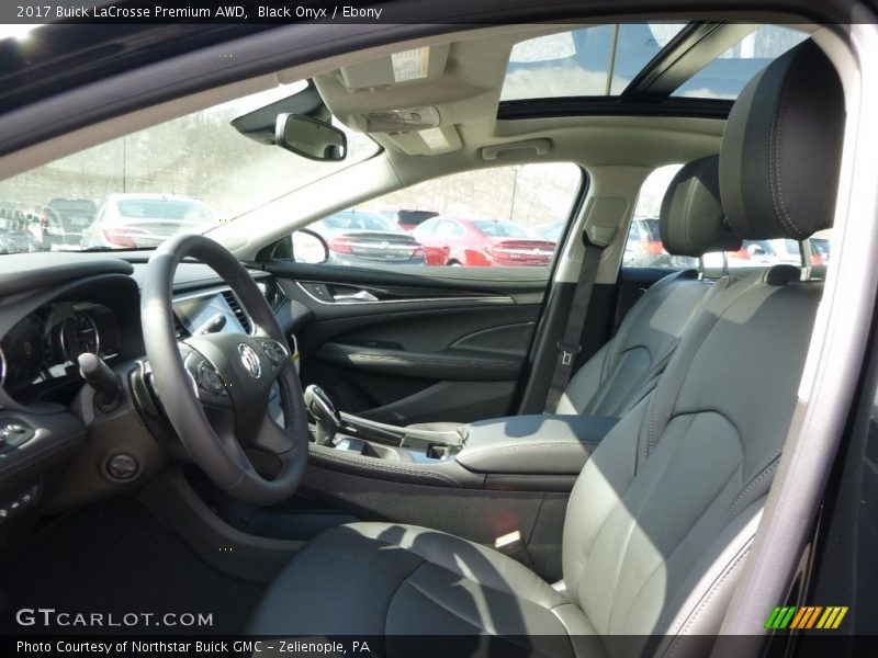 Black Onyx / Ebony 2017 Buick LaCrosse Premium AWD