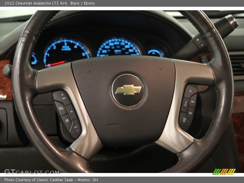 Black / Ebony 2012 Chevrolet Avalanche LTZ 4x4