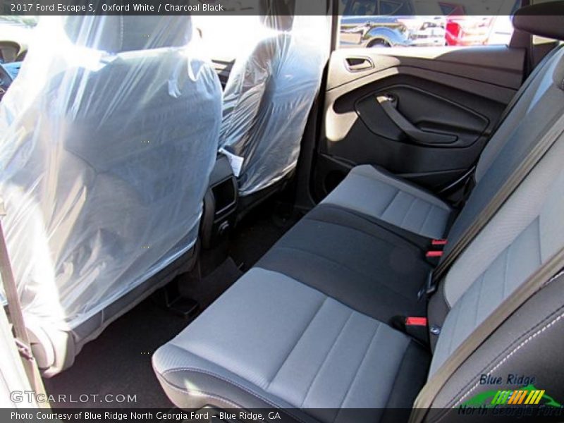 Oxford White / Charcoal Black 2017 Ford Escape S