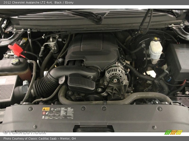 Black / Ebony 2012 Chevrolet Avalanche LTZ 4x4