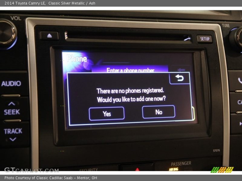 Classic Silver Metallic / Ash 2014 Toyota Camry LE