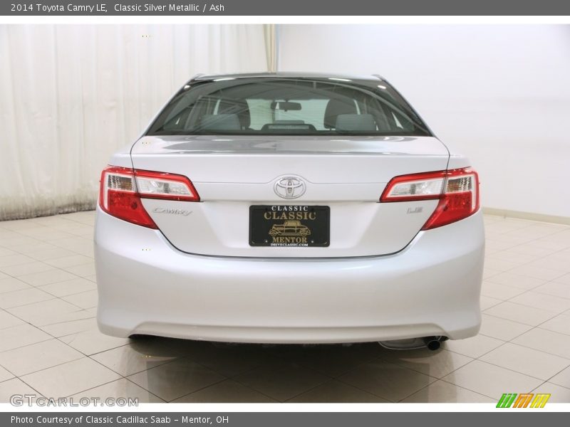 Classic Silver Metallic / Ash 2014 Toyota Camry LE