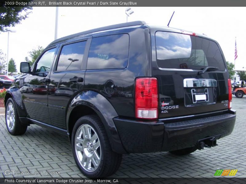 Brilliant Black Crystal Pearl / Dark Slate Gray/Blue 2009 Dodge Nitro R/T