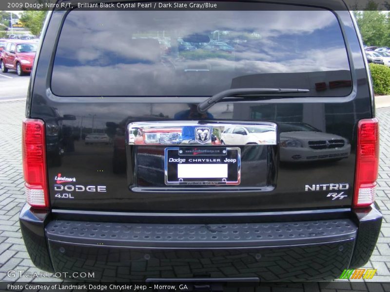 Brilliant Black Crystal Pearl / Dark Slate Gray/Blue 2009 Dodge Nitro R/T