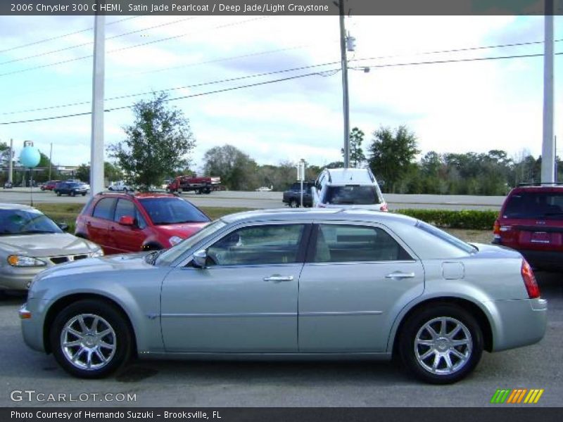 Satin Jade Pearlcoat / Deep Jade/Light Graystone 2006 Chrysler 300 C HEMI