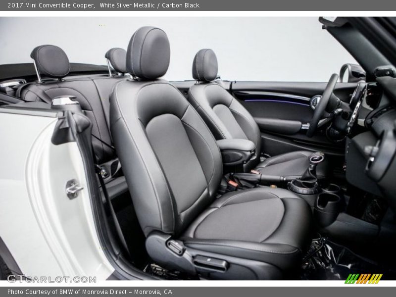 White Silver Metallic / Carbon Black 2017 Mini Convertible Cooper