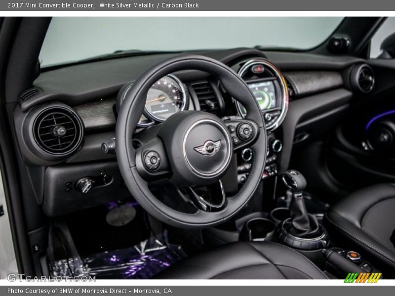 White Silver Metallic / Carbon Black 2017 Mini Convertible Cooper