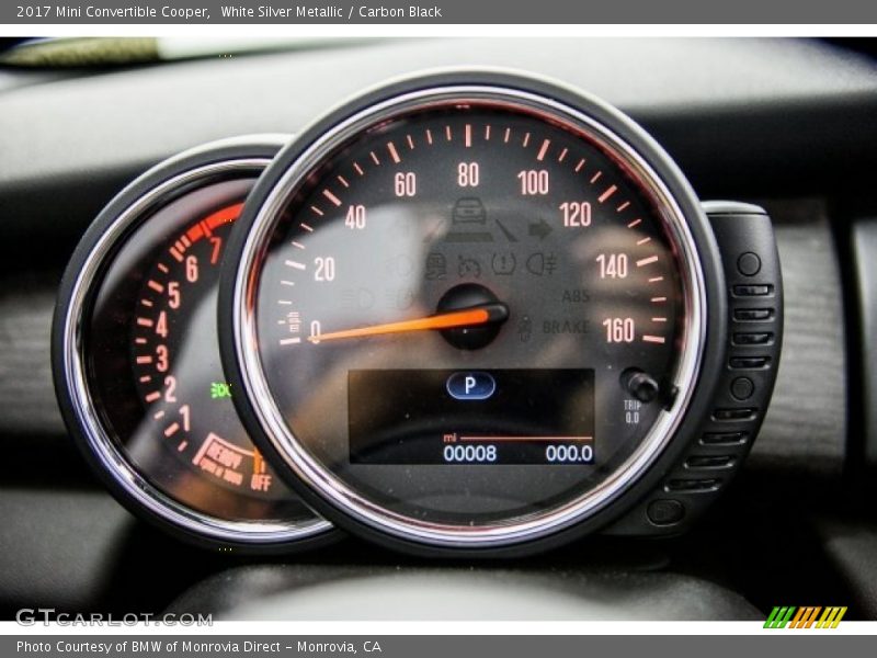 White Silver Metallic / Carbon Black 2017 Mini Convertible Cooper